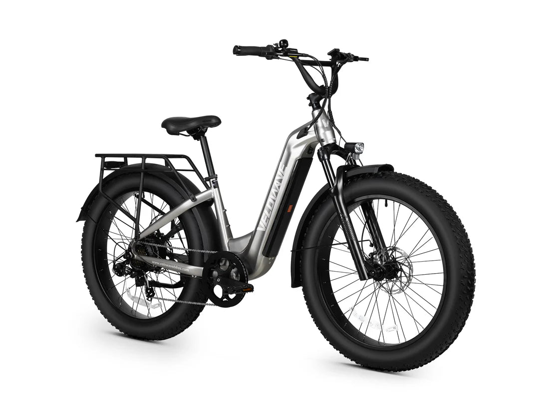 Velowave Ranger Step-Thru 3.0 Torque Sensor Electric Bike Electric bike on a white background. Valowave Ranger Step-Thru 3.0 Torque Sensor Electric Bike
