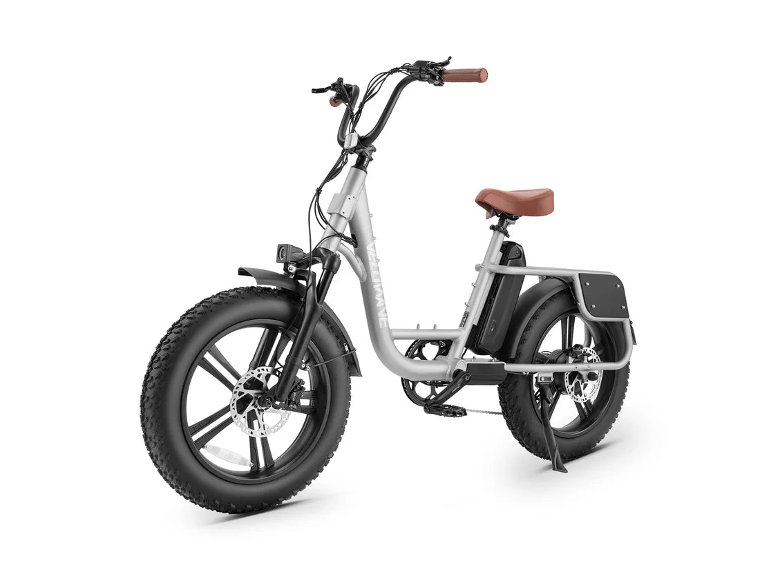 Velowave Prado S Commuter Electric Bike Electric bike with fat tires on a white background. Valowave Prado S Commuter Electric Bike
