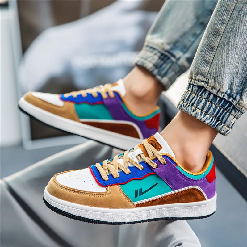 Unisex Skateboarding Shoes Anti-Skid Leather Sneakers Unisex Skateboarding Shoes Anti-Skid Leather Sneakers