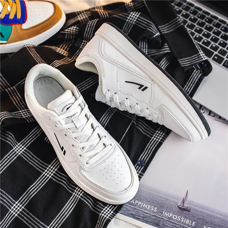 Unisex Skateboarding Shoes Anti-Skid Leather Sneakers Unisex Skateboarding Shoes Anti-Skid Leather Sneakers