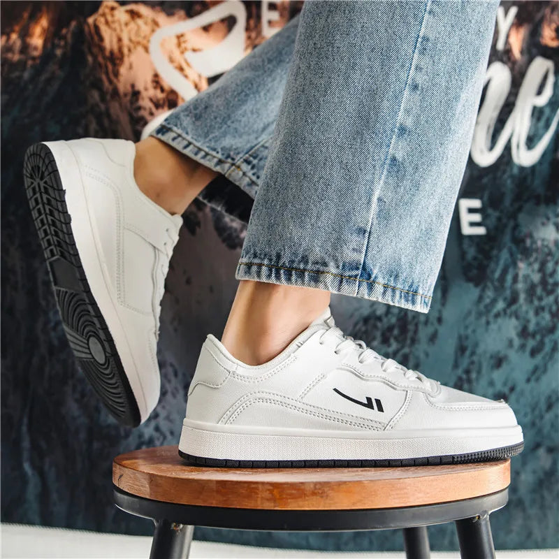 Unisex Skateboarding Shoes Anti-Skid Leather Sneakers Unisex Skateboarding Shoes Anti-Skid Leather Sneakers