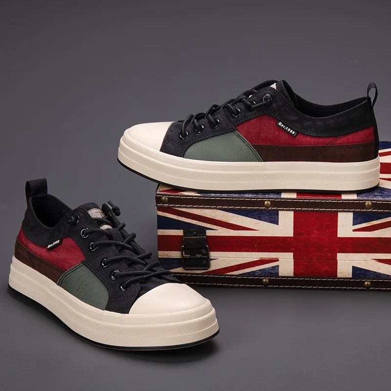 Men's Canvas Slip-On Sneakers Breathable Casual Shoes Men's Canvas Slip-On Sneakers Breathable Casual Shoes