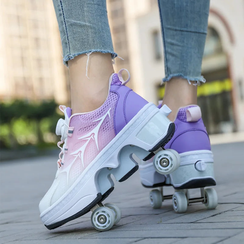 Deform Double Row Roller Skate Shoes Deform Double Row Roller Skate Shoes 1