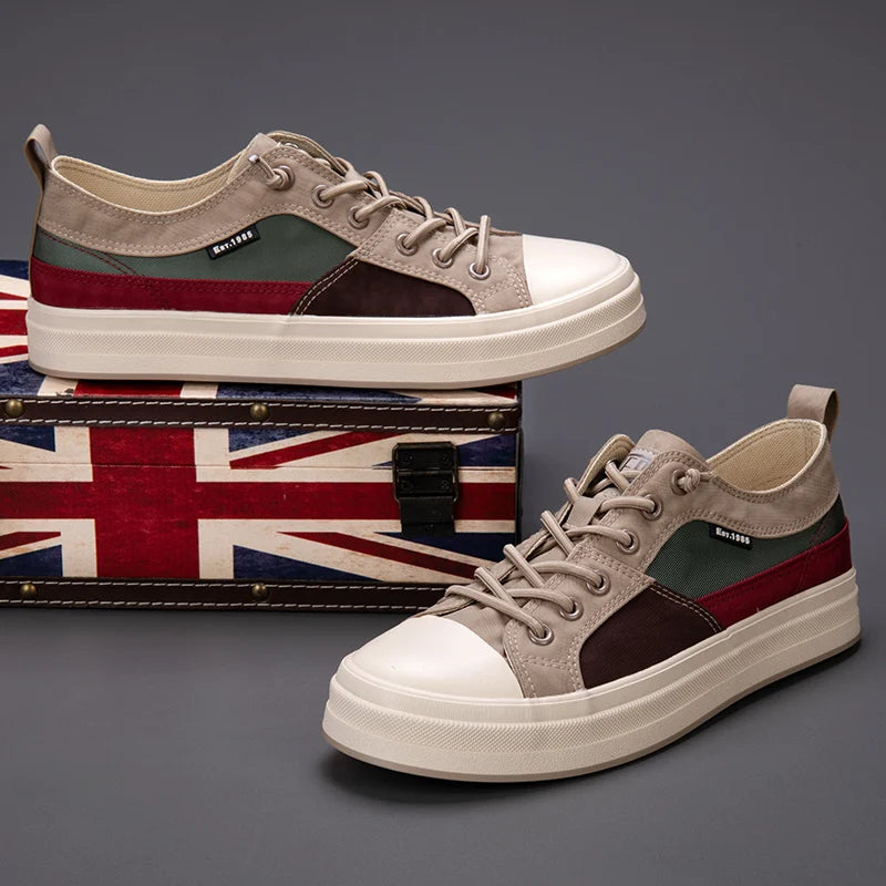 Men's Canvas Slip-On Sneakers Breathable Casual Shoes Men's Canvas Slip-On Sneakers Breathable Casual Shoes