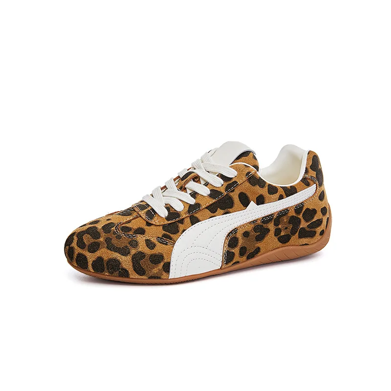 Genuine Leather Women's Casual Flat Sports Shoes Genuine Leather Women's Casual Flat Sports Shoes