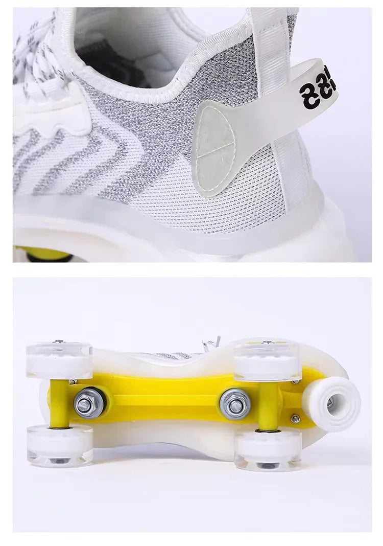 Mesh Knitted LED Roller Skates Mesh Knitted LED Roller Skates 7
