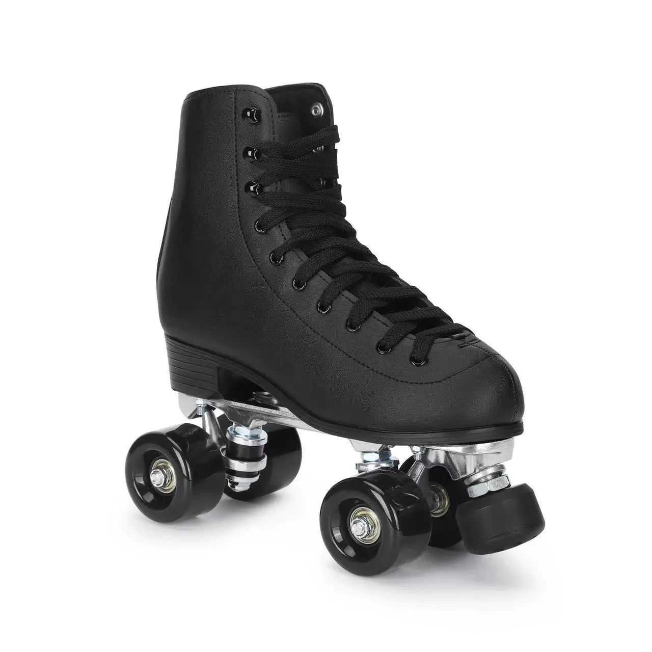 Double Row Leather Roller Skates Shoes Double Row Leather Roller Skates Shoes 3