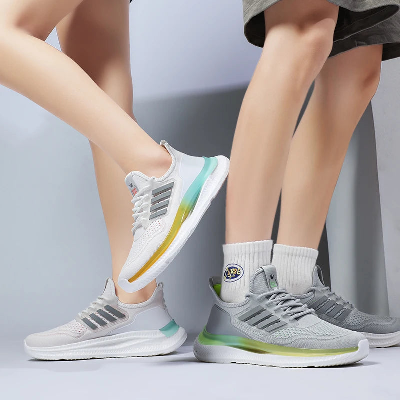 Men & Women Flat Walking Running Sneakers Shoes Men & Women Flat Walking Running Sneakers Shoes