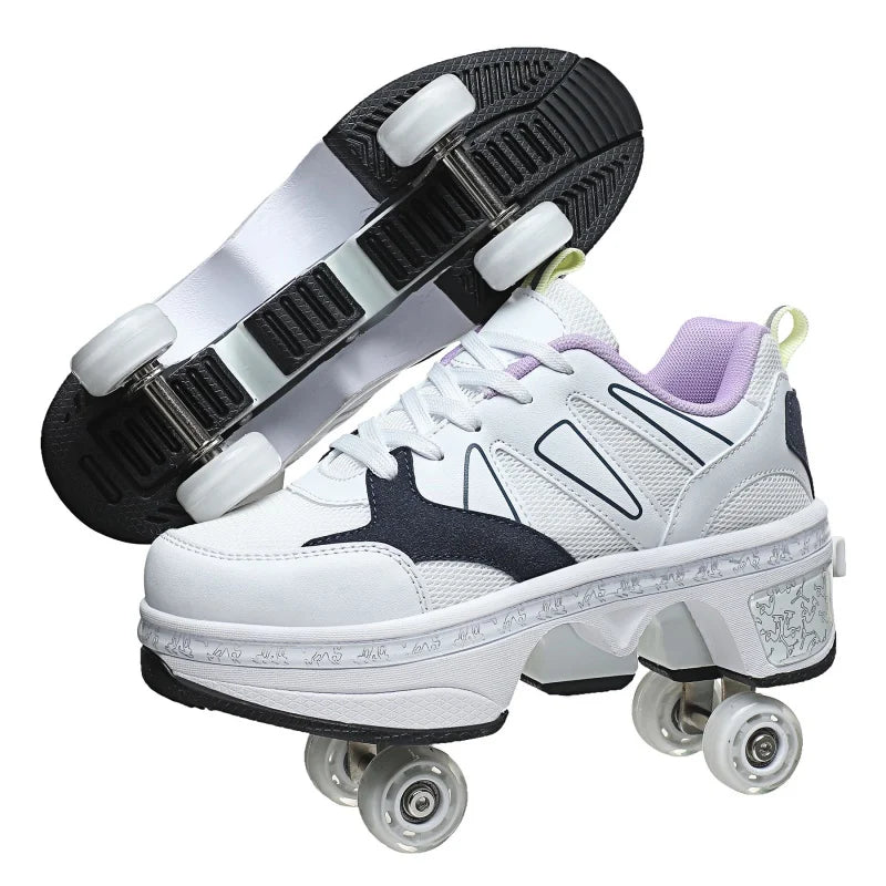 Dual Purpose Roller Skating Deformation Shoes Dual Purpose Roller Skating Deformation Shoes 4