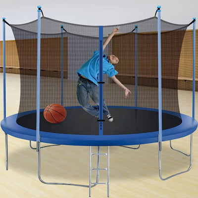 10 FT Trampoline with Enclosure Net 2