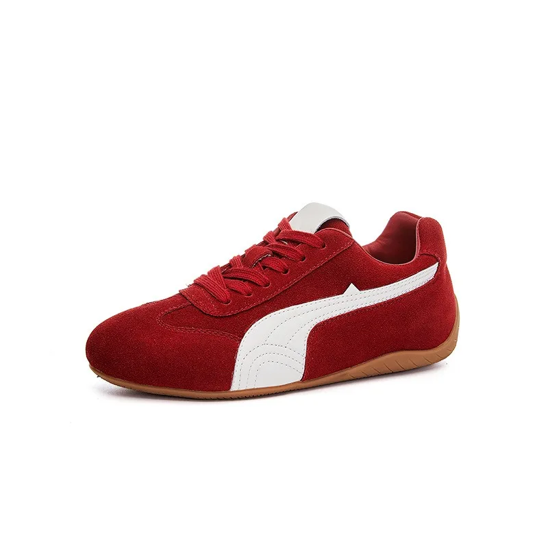 Genuine Leather Women's Casual Flat Sports Shoes Genuine Leather Women's Casual Flat Sports Shoes