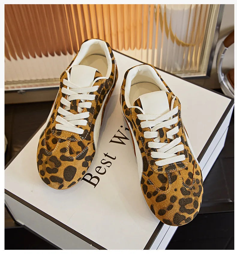 Genuine Leather Women's Casual Flat Sports Shoes Genuine Leather Women's Casual Flat Sports Shoes