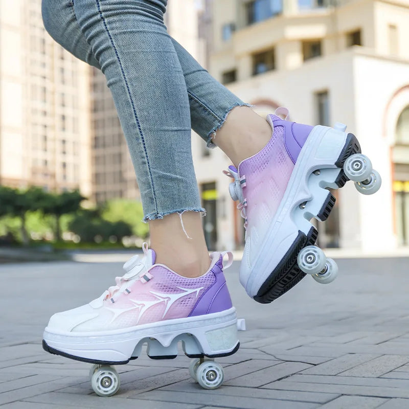 Deform Double Row Roller Skate Shoes Deform Double Row Roller Skate Shoes 3