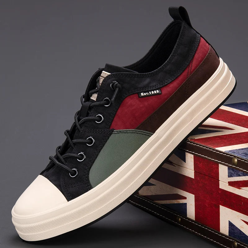 Men's Canvas Slip-On Sneakers Breathable Casual Shoes Men's Canvas Slip-On Sneakers Breathable Casual Shoes