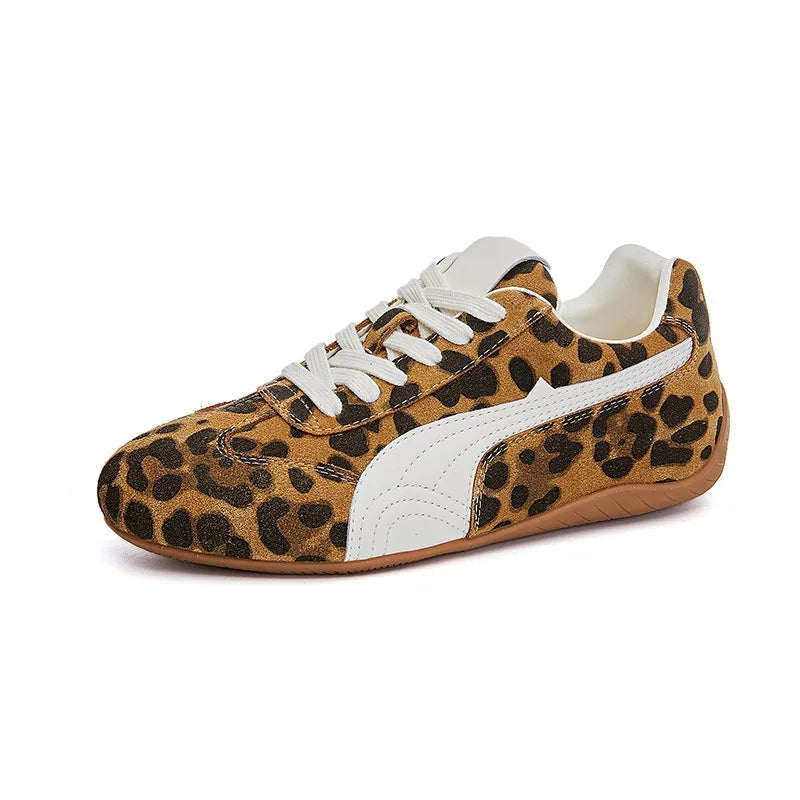 Genuine Leather Women's Casual Flat Sports Shoes Genuine Leather Women's Casual Flat Sports Shoes