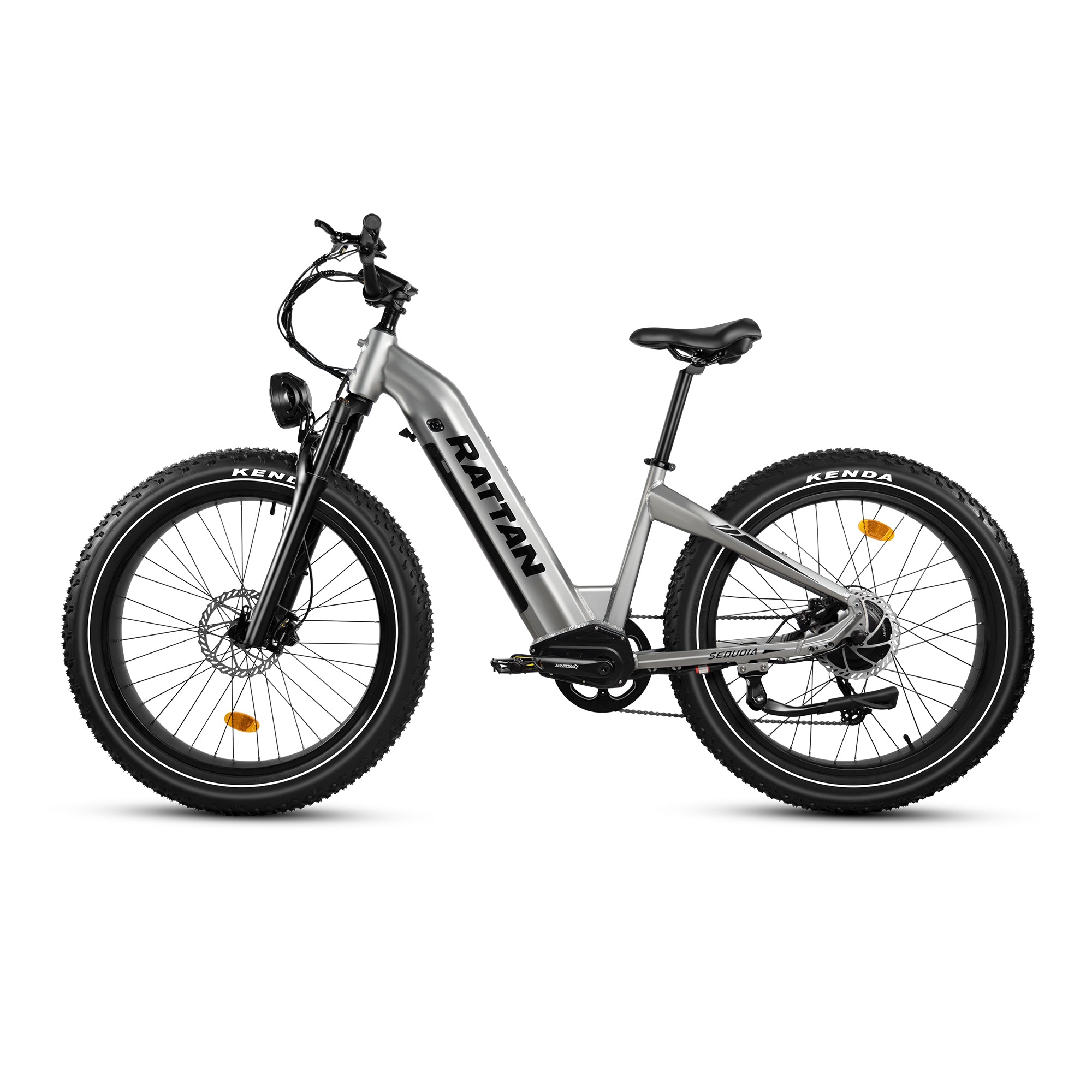 Rattan Sequoia Fat tire eBike Electric bike with 'Rattan' branding on a white background. Rattan Sequoia Fat tire eBike