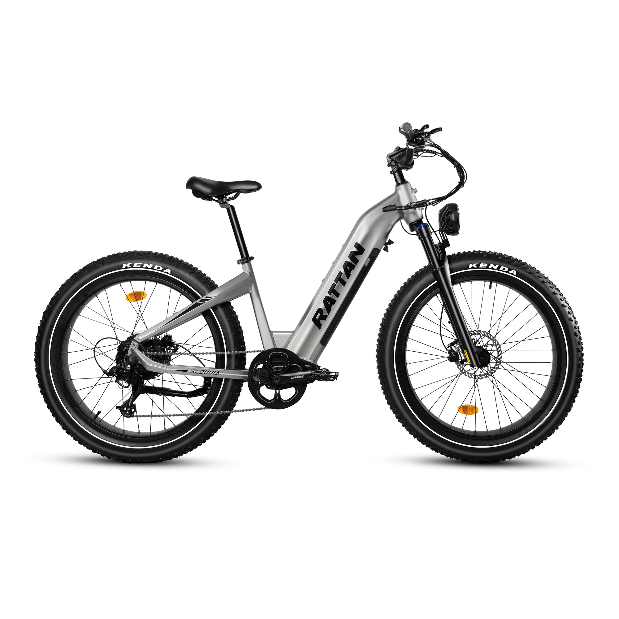 Rattan Sequoia Fat tire eBike Electric bike with 'Rattan' branding on a white background. Rattan Sequoia Fat tire eBike