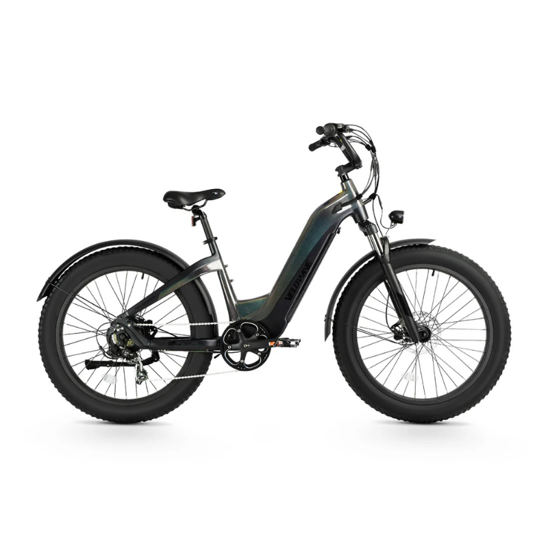 Velowave Grace 2.0 Step-Thru Electric Bike Electric bicycle on a white background. Valowave Grace 2.0 Step-Thru Electric Bike