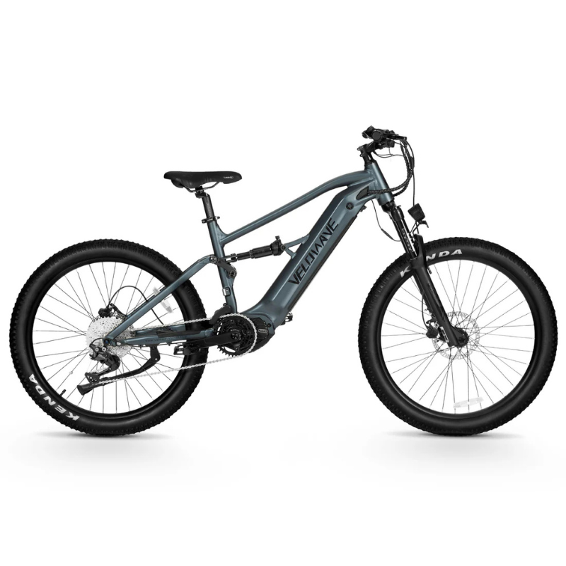 Velowave Forest SM MTB Electric bicycle on a white background. Valowave Forest SM MTB