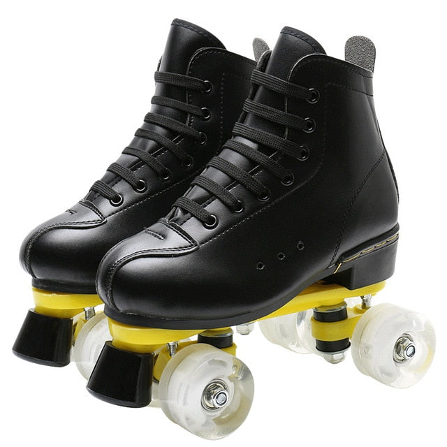 Outdoor Roller Skates for Women & Men - Black & White Outdoor Roller Skates for Women & Men - Black & White 3