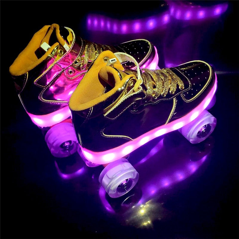 Outdoor Roller Skates for Women & Men - LED Outdoor Roller Skates for Women & Men - LED 3