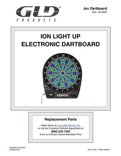 Viper Ion Illuminated Electronic Dartboard