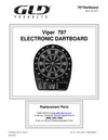 Viper 797 Electronic Dartboard, 15.5" Regulation Target