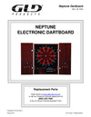 Viper Neptune Electronic Dartboard and Cabinet Hybrid, 15.5" Regulation Target