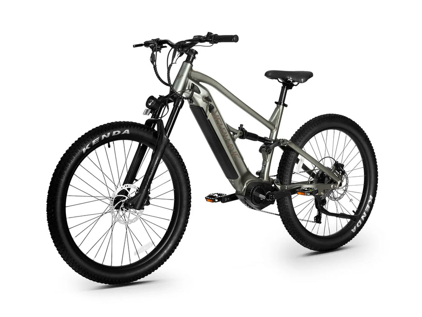 Electric bicycle on a white background. Valowave Forest SM MTB
