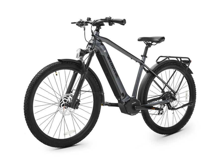 Electric bicycle on a white background. Valowave Swift M Mid-Drive Electric Bike