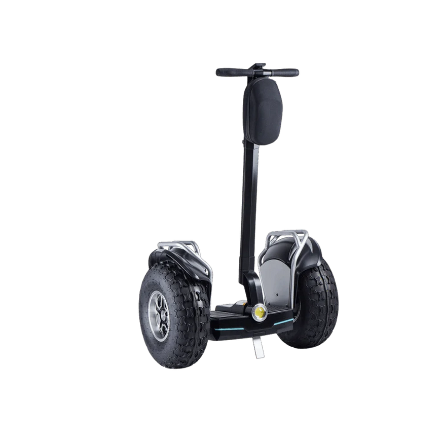 Black self-balancing scooter on a white background. Freego X60 Plus Multifunctional Off-Road Balance Scooter