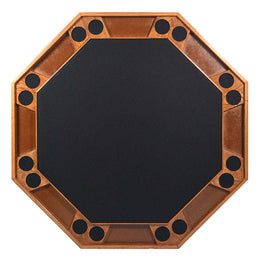 Kestell 8 Player 52" Folding Poker Table - Oak