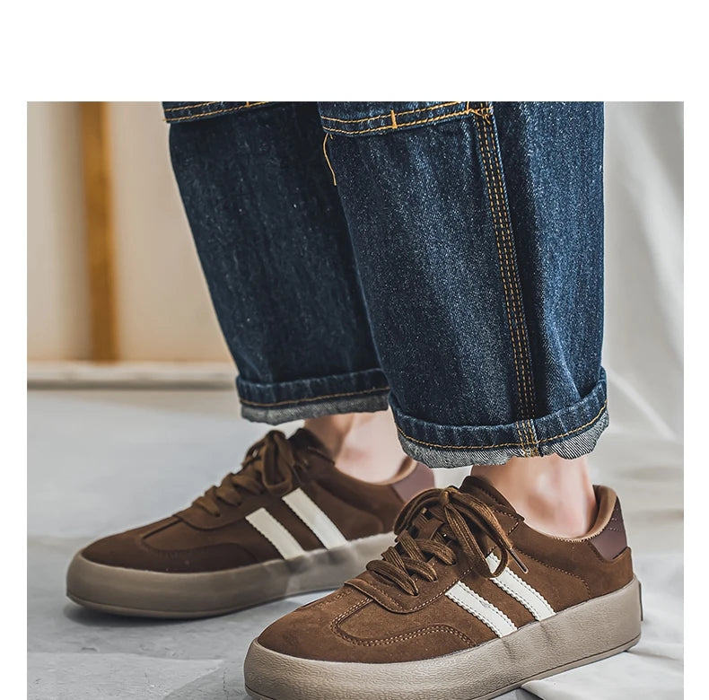 Classic Men's Suede Casual Low Top Sneakers