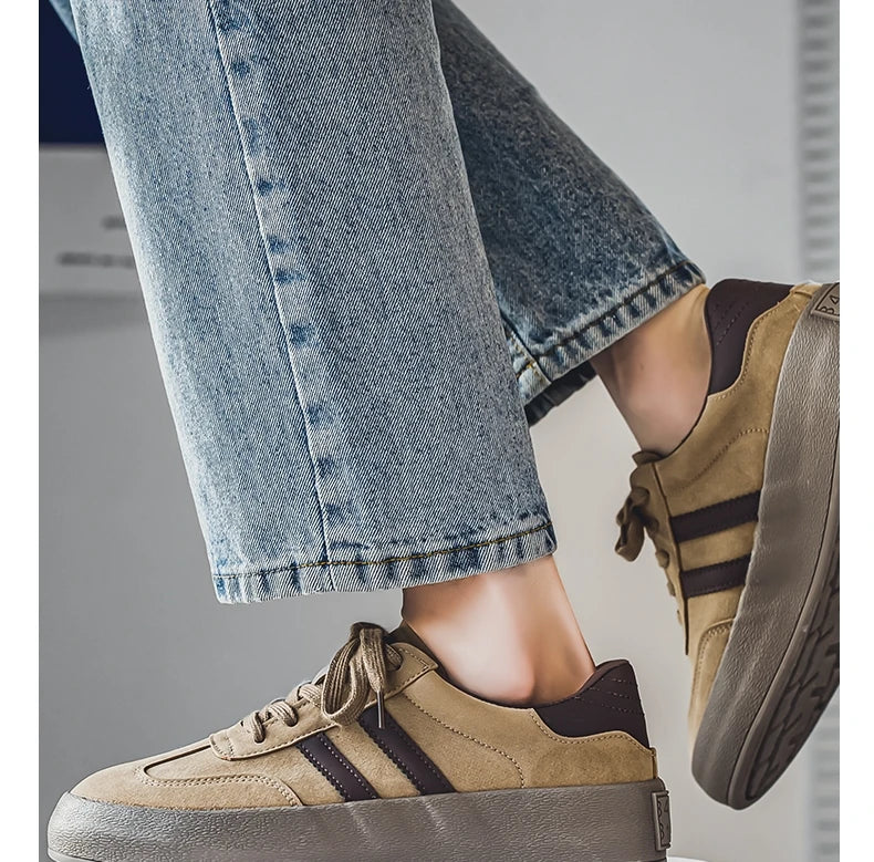 Classic Men's Suede Casual Low Top Sneakers