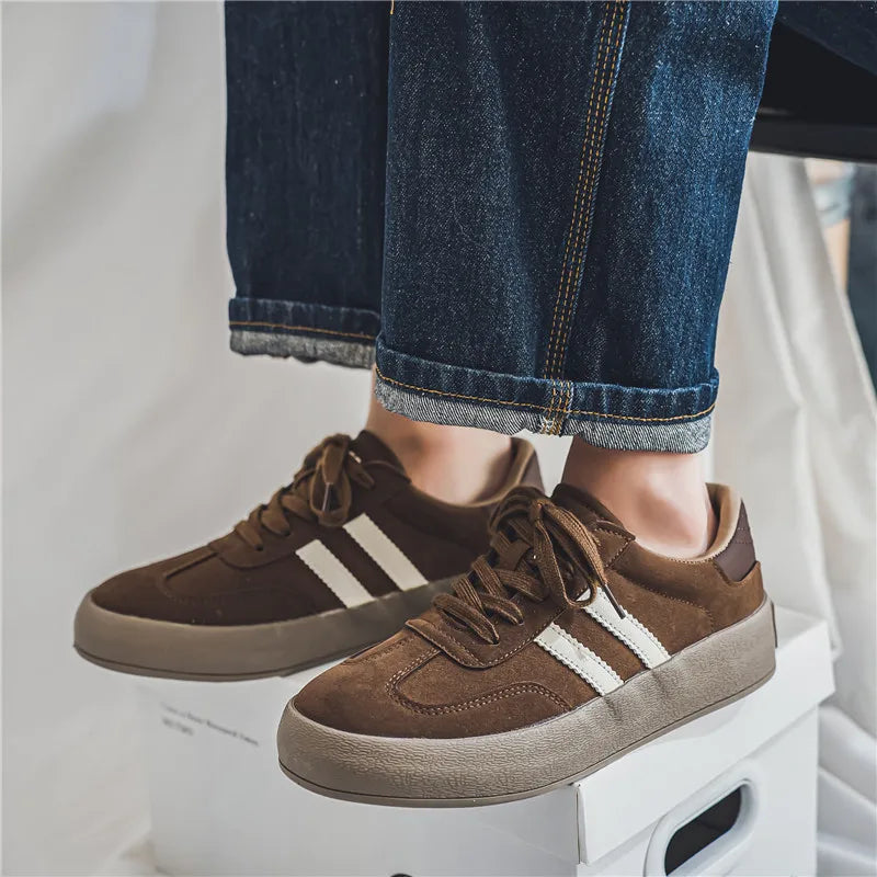 Classic Men's Suede Casual Low Top Sneakers