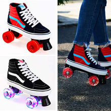Quad Skating Double Row Roller Skates 6