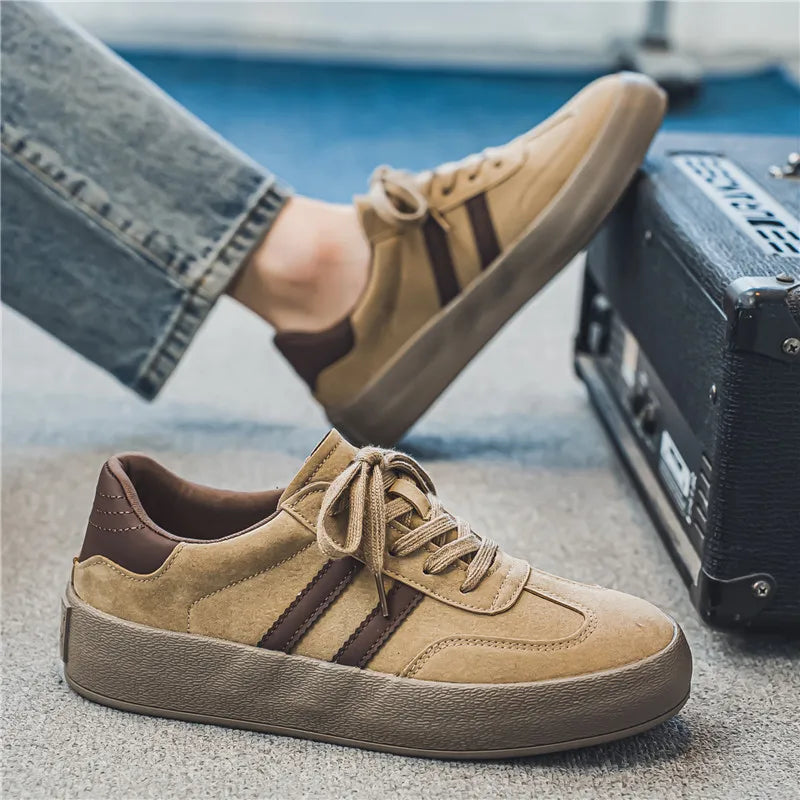 Classic Men's Suede Casual Low Top Sneakers