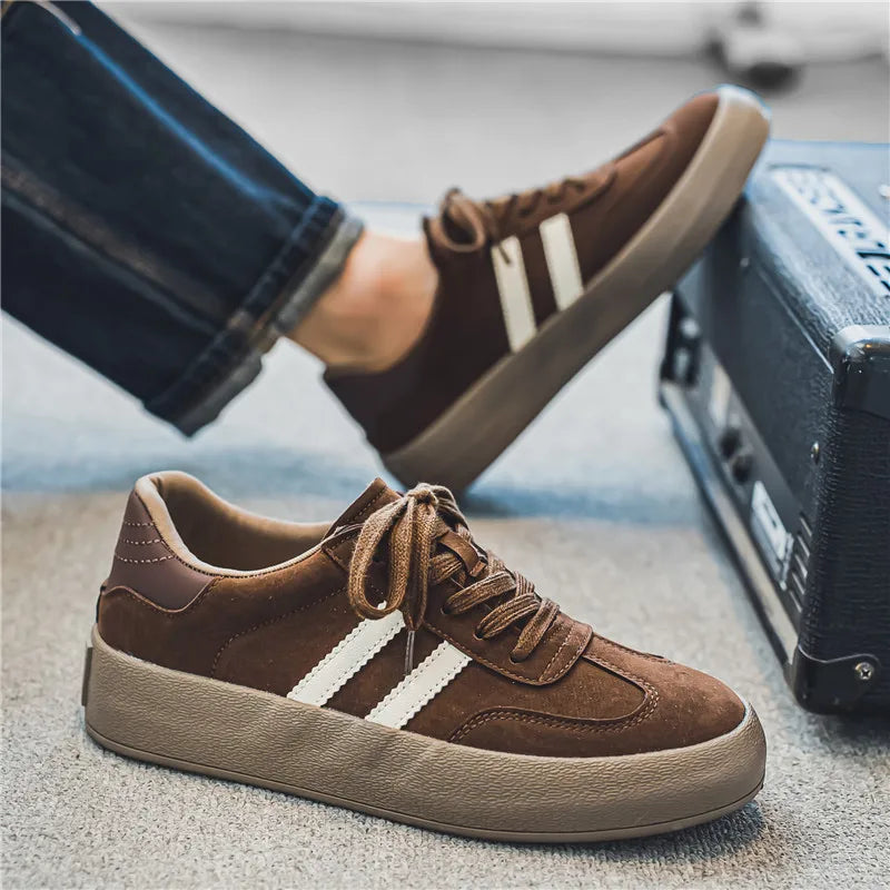 Classic Men's Suede Casual Low Top Sneakers