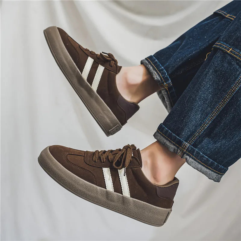 Classic Men's Suede Casual Low Top Sneakers