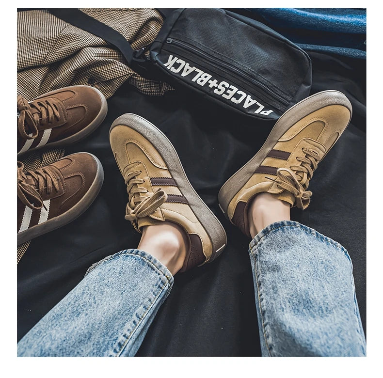 Classic Men's Suede Casual Low Top Sneakers