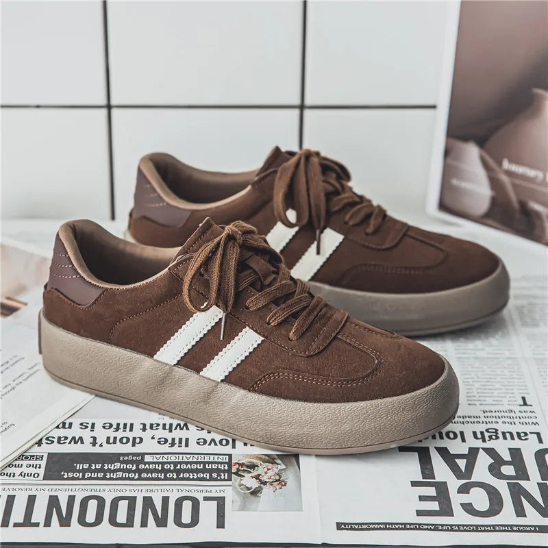 Classic Men's Suede Casual Low Top Sneakers