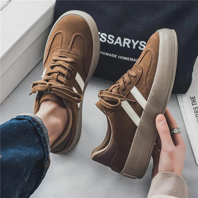 Classic Men's Suede Casual Low Top Sneakers