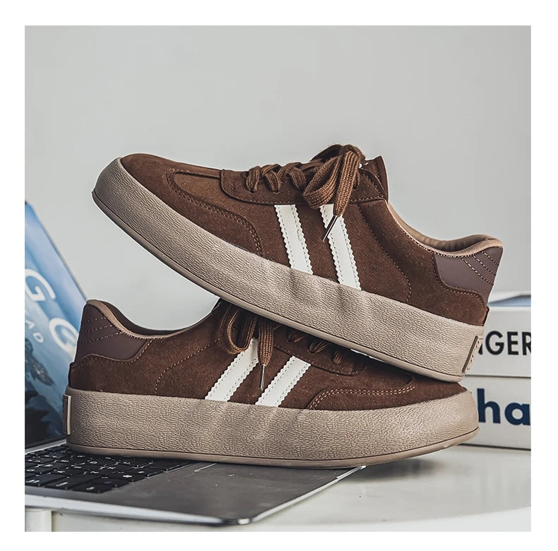 Classic Men's Suede Casual Low Top Sneakers