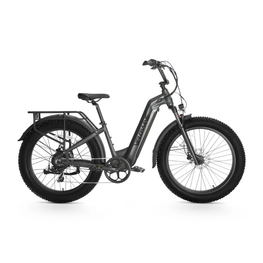 Electric bike on a white background. Valowave Ranger 2.0 Fat Tire All-Terrain Electric Bike