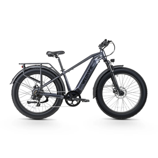 Electric bike on a white background. Valowave Ranger 3.0 Fat Tire All-Terrain Electric Bike