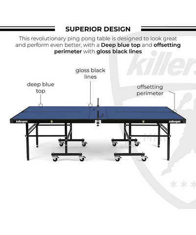 Killerspin MyT 415 - DeepBlu Table Tennis Table