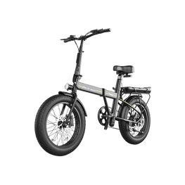 Folding electric bike on a white background. Freego E4 Pro | Folding Electric Bike with Dual Battery & Long range