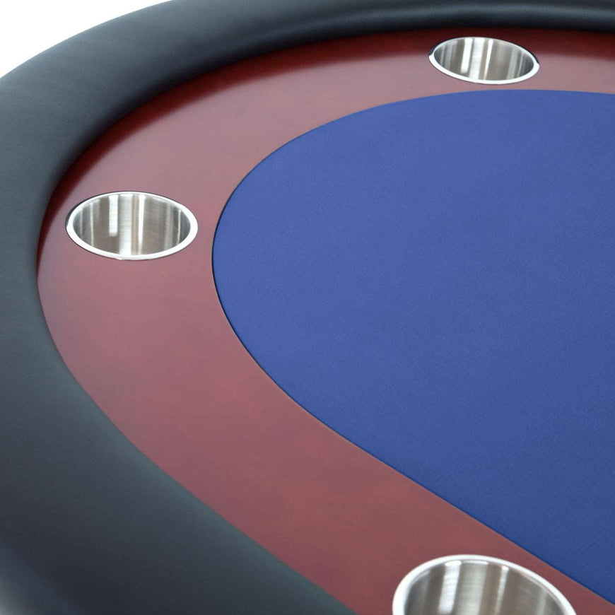 BBO Poker Tables Rockwell Oval Poker Table 6