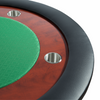 BBO Poker Tables Ultimate 92" Folding Leg Poker Table (Mahogany)
