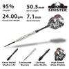 Viper Sinister 95% Tungsten Steel Tip Darts